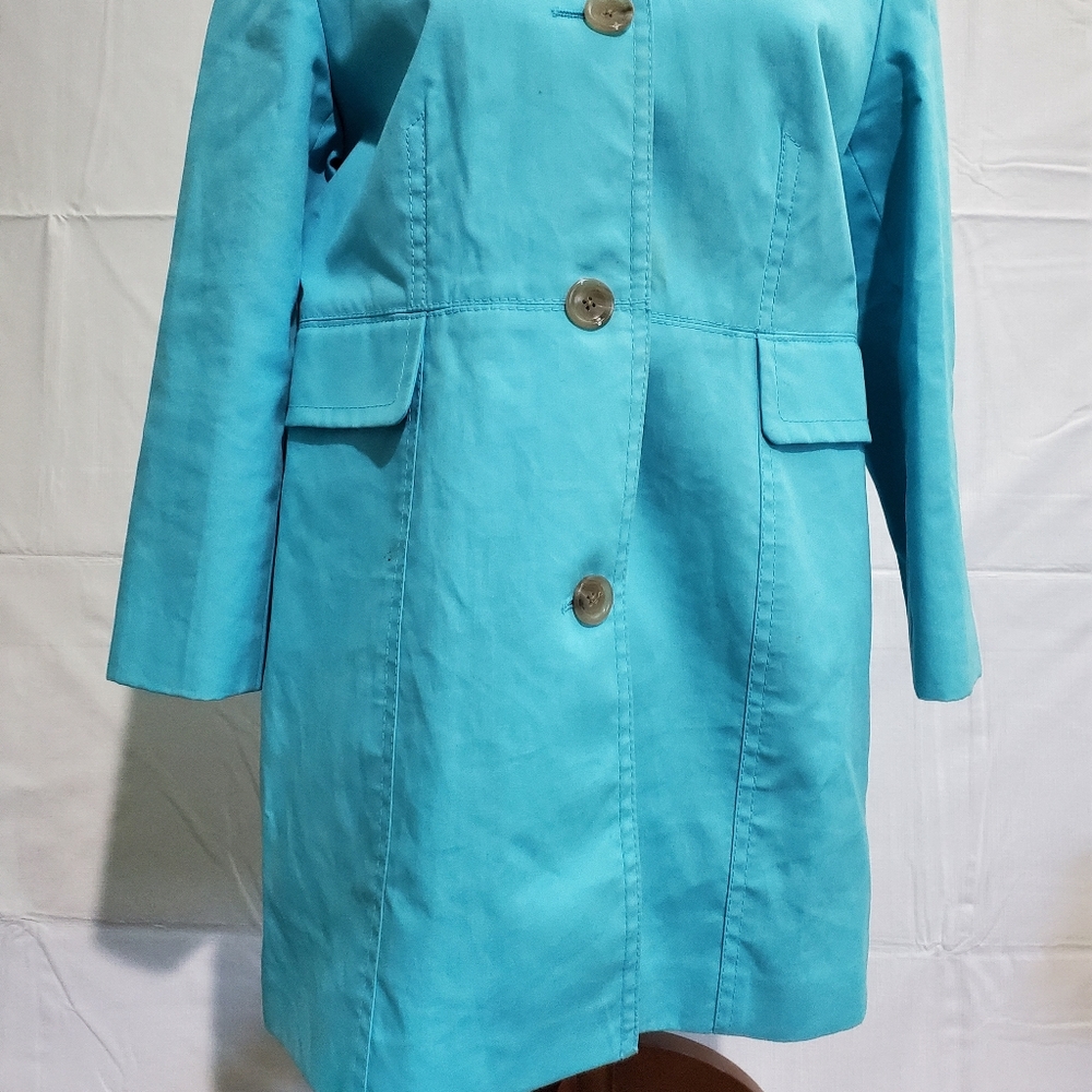 Ann Taylor Large Spring Coat Petite - Picture 3 of 12